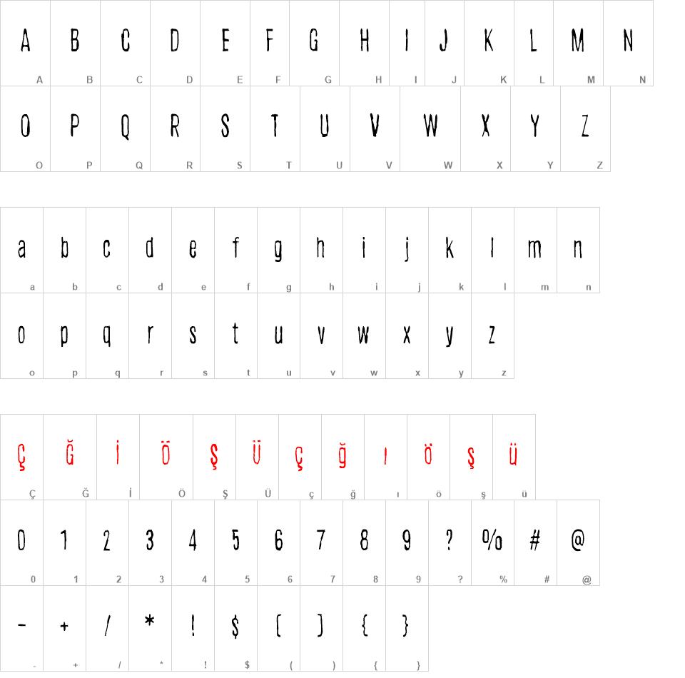 Dog Fox Zebra font
